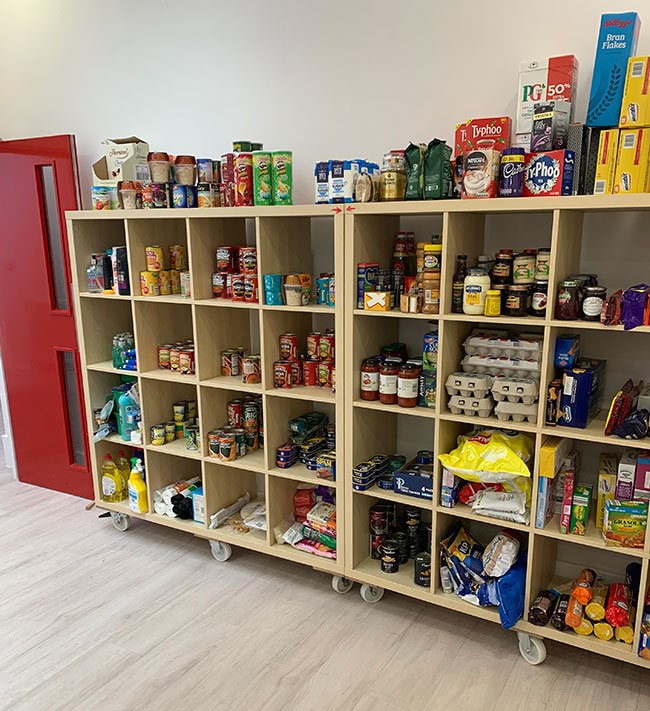 Stored food